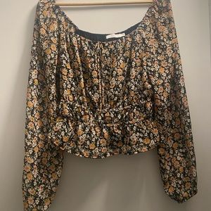 Stitchfix Lush Magnolia Volume Sleeve Blouse